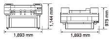 iPF5000外形尺寸图